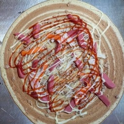 เครปไสกรอกปูอัดหมูสับ