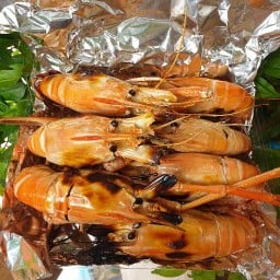 กุ้งเผา บางเลน
