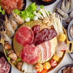 ฟาร์ม-สุข หมูกระทะ&ชาบู ศรีราชา ชากค้อ
