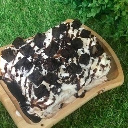 ปังปิ้งเนย วิปครีม บราวนี้