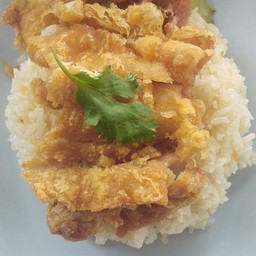 ข้าวมันไก่ทอด