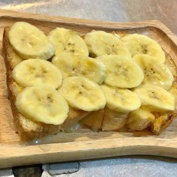 ปังปิ้งเนย กล้วยนมหวาน