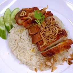 ข้าวมันไก่ย่าง