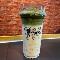 มัทฉะ นมสด  เย็น