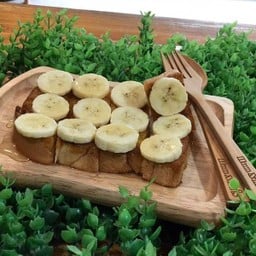 ปังปิ้งเนย กล้วยน้ำผึ้ง