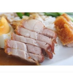 ข้าวหมูกรอบ