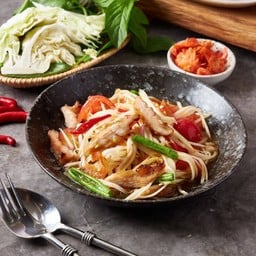 ตำคอหมูย่าง