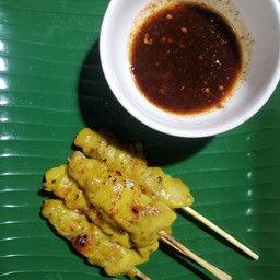 ไก่ปิ้งขมิ้นนมสด