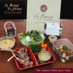 Le Boeuf to Home - New Zealand Grilled Lamb Chops 3 racks.