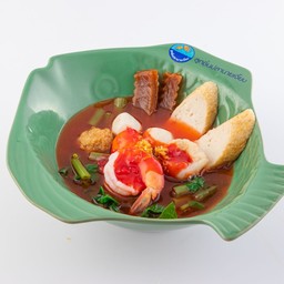 เกาเหลาเย็นตาโฟกุ้งสด