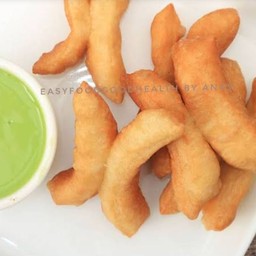 ปาท่องโก๋+สังขยา