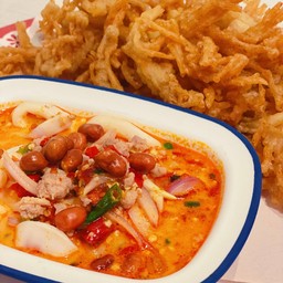 ยำเห็ดเข็มทองกรอบ