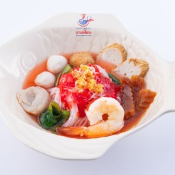 เส้นเล็กเย็นตาโฟกุ้งสด