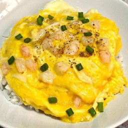 ข้าวไข่ข้นกุ้ง