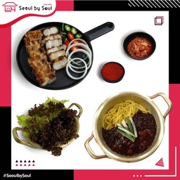 ลดพิเศษ! เซ็ทจาจังมยอน และหมูย่างเกาหลี