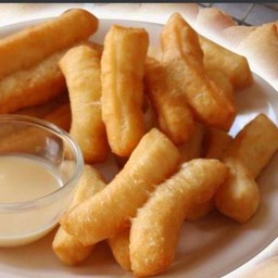 ปาท่องโก๋+นมข้น