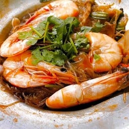 กุ้งอบวุ้นเส้น