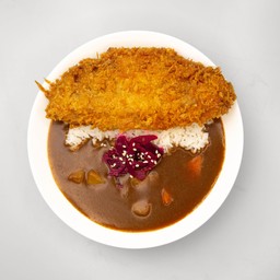 ข้าวแกงกะหรี่ญี่ปุ่นปลาทอด