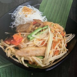 ตำคอหมูย่าง