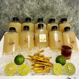 น้ำสมุนไพร น้ำกระชายขาว น้ำผึ้งมะนาว มหาวงษ์ จัดสรร