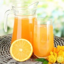 น้ำส้มคั้นชามไม้ สด อร่อยมีเนื้อส้ม ขายดีมาก