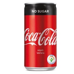 โค้กกระป๋อง Zero ไม่มีน้ำตาล 325 มล.