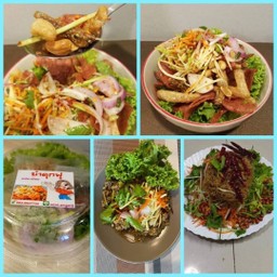 ยำสามกรอบ ยำดุกฟู by แม่ละเมียด