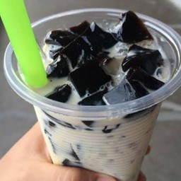 นมสดปั่นใส่เฉาก๋วย