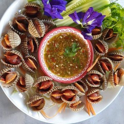 หอยแครง ลวกจิ้ม