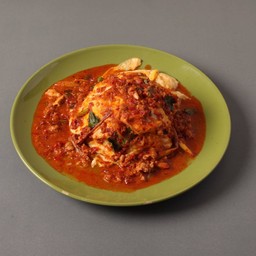 ข้าวไข่ข้นต้มยำหมูสับ