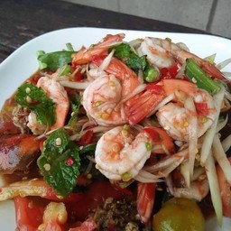 ตำกุ้งสุก