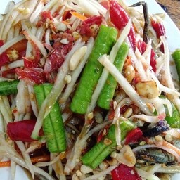 ตำโคราช   (ตำไทยใส่ปลาร้า)