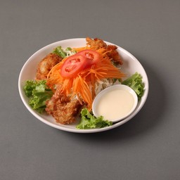 สลัดกุ้งกรอบ