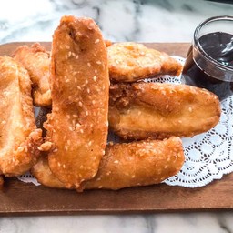 กล้วยทอดดิปช็อคโกแล็ต