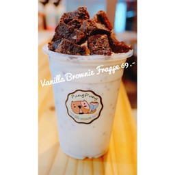 นมวนิลาบราวนี่ - ปั่น