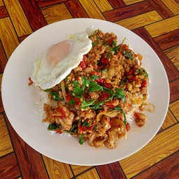 ข้าวกระเพราหมูสับ