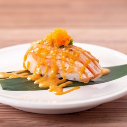 Spicy Burnt Salmon Belly