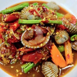 ตำหอยแครง