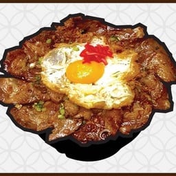 ข้าวหน้าหมูกระเทียม-เนยสด(XL)