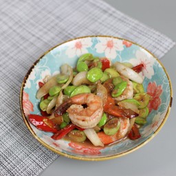 สะตอผัดกะปิกุ้งสด