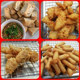 ข้าวโพดทอด เจ