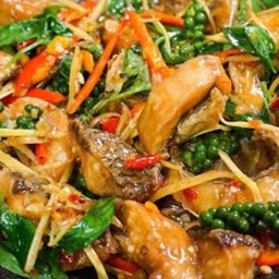 ปลาช่อนผัดฉ่า