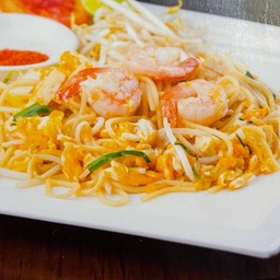 สปาเก็ตตี้ผัดไทกุ้ง