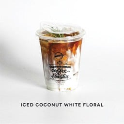Coconut White Floral 12 Oz
