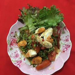 ตำถั่วฝักยาวไข่เค็ม