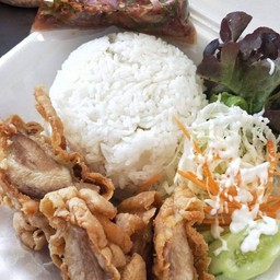 ข้าวยำไก่เเซ่บ