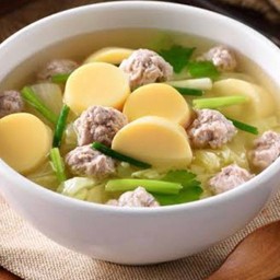 แกงจืดเต้าหู้หมูสับ