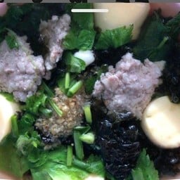 ต้มจืดสาหร่ายเต้าหู้ไข่ตำลึงหมูสับ
