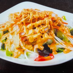 สลัดไก่ทอด