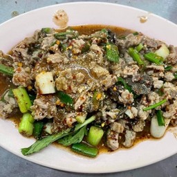 ลาบเนื้อสุก